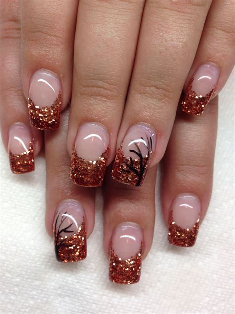 fall gel nails ideas